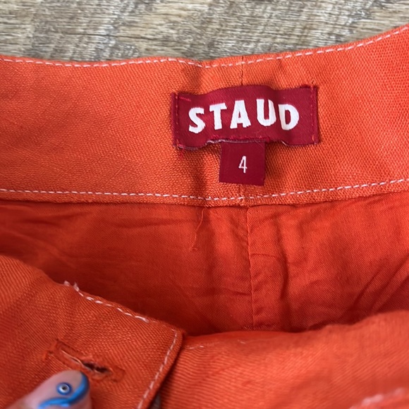 NWT STUAD Orange Helios Shorts Size 4 - Picture 2 of 4